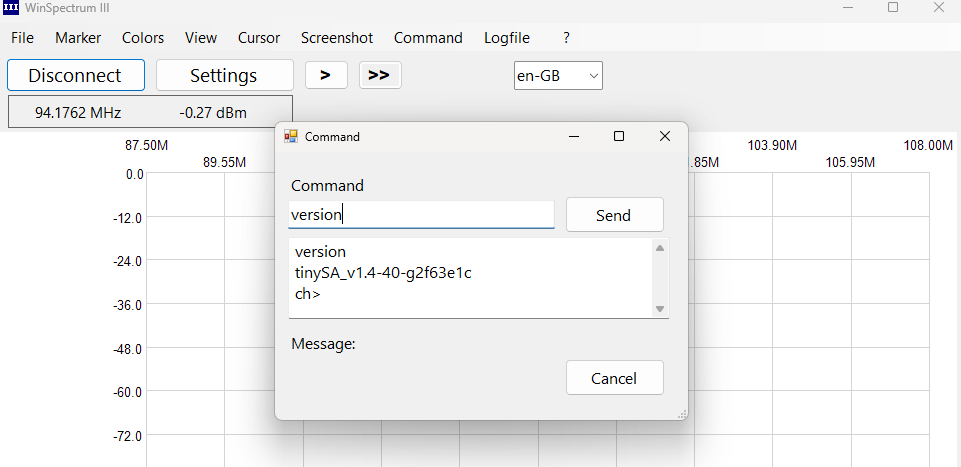 Command window