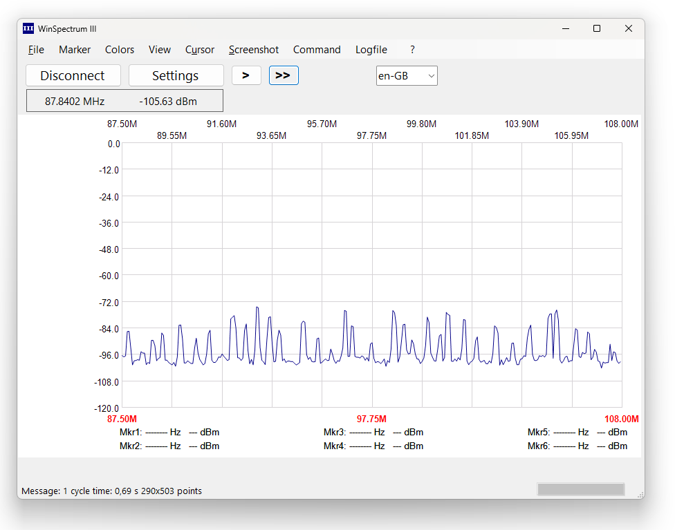 Main interface